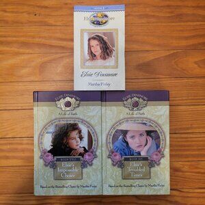 Elsie Dinsmore Hardcover 3 Book Lot Martha‎ Finley Home School Teacher Gift